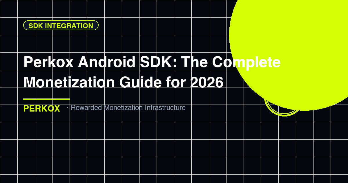 Perkox Android SDK: The Complete Monetization Guide for 2026