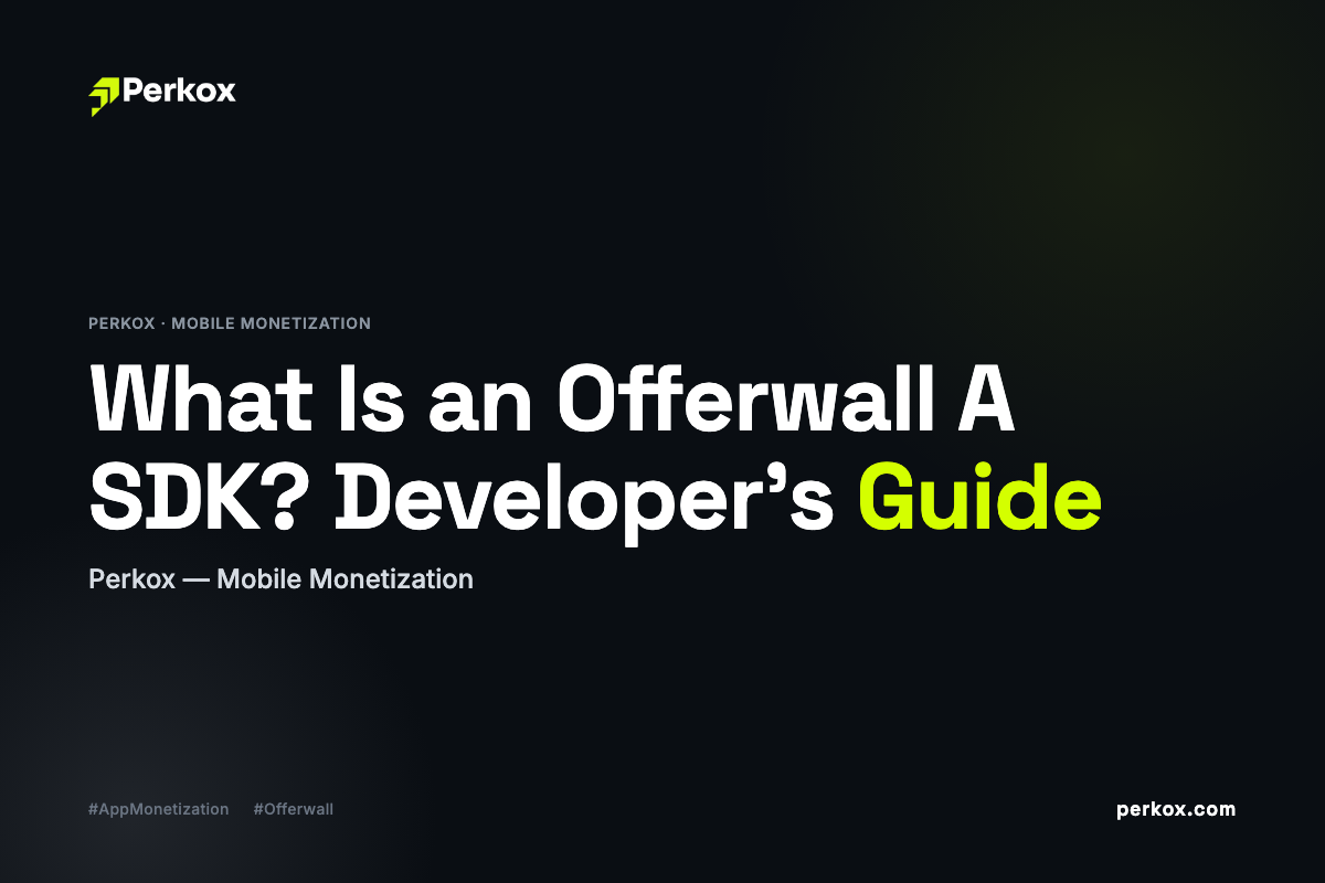 What Is an Offerwall SDK? A Developer’s Complete Guide (2026)