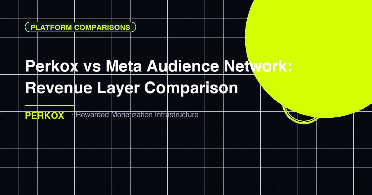 Perkox vs Meta Audience Network: Revenue Layer Comparison